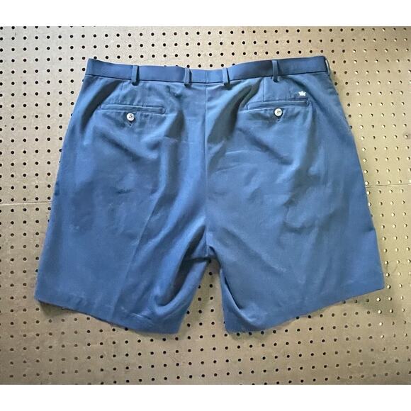Peter Millar Crown Salem Performance Golf Chino Shorts Wicking Blue Size 42 Men - Picture 4 of 10